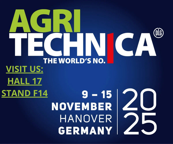 FELICI DI ANNUNCIARE LA NOSTRA PRESENZA ALLA AGRITECHNICA 2025 - HANNOVER -GERMANIA